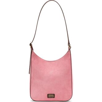 Frances Valentine Sadie Suede Shoulder Bag in Pink at Nordstrom