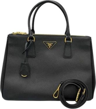 Prada Pre-owned Handbags, female, Black, Size: ONE SIZE Pre-owned Vintage Handbag