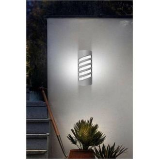 Trade Shop Trade Shop Traesio - Trade Shop - Applique Led A Parete 12 W Per Esterno Luce 3000k 6500k 4000k Grigio Ip65 Es56