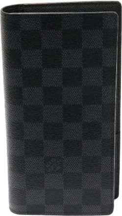 Louis Vuitton Pre-owned Wallets, female, Black, Size: ONE SIZE Pre-owned Canvas wallets