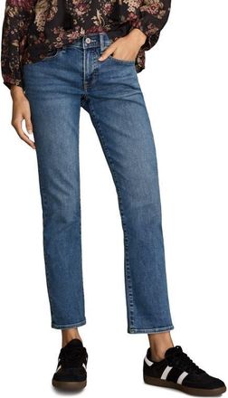 Lucky Brand Sweet Mid Rise Crop Straight Leg Jeans in Brighter Days Wash at Nordstrom, Size 27