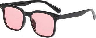 Generic Mens Commuter Resort Sunglasses Large Frame Womens Sports Sun Glasses(Pink)