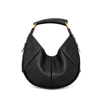 Saint Laurent Small Mombasa Handle Leather Tote Bag