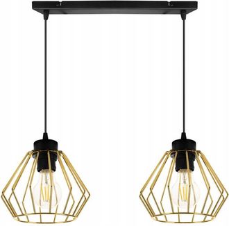 OEM L&aacute;mpara De Techo Colgante L&aacute;mpara De Ara&ntilde;a Dorada Loft Druciak