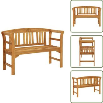 vidaXL The Living Store Panchina da Giardino 114 cm in Legno Massello di Acacia - Panca in legno