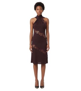 Stella McCartney Maroon Halter Neck Dress