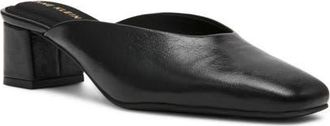 Anne Klein Maeus Mule in Black Crinkle at Nordstrom, Size 7.5