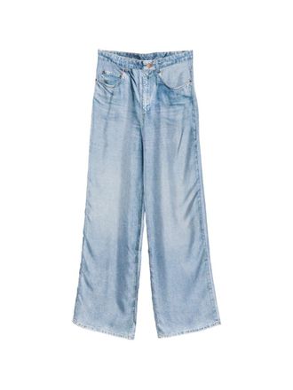 Pierre-Louis Mascia Womens Trousers Clear Blue