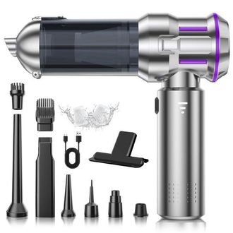 OEM Potente Aspiradora De Mano, Aspiradora Para Coche 4 En 1, Motor Sin Escobillas, Tres Niveles De Succi&oacute;n, Apta Para Uso Dom&eacute;stico Y En El Coche