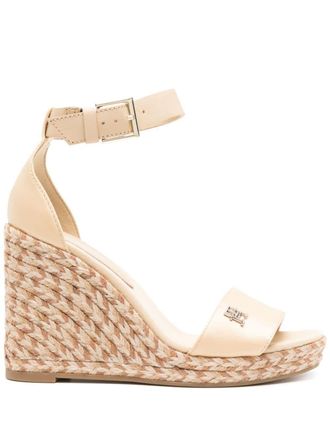 Tommy Hilfiger Espadrillas con placca logo - Marrone