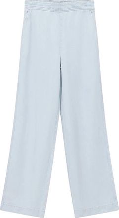 Bella Dahl Wide Broek - Dames - Wijde Broeken - Blauw - M - Denim - Broeken