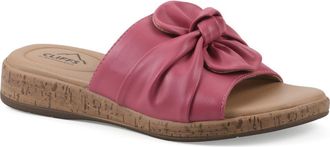 White Mountain Bonelle Slide Sandal in Hot Pink/Smooth at Nordstrom Rack, Size 8.5