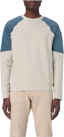 Paul & Shark Hoodies & sweatvesten, Heren, Beige, M, Katoen, Raglan Sleeve Sweatshirt