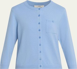 Vince Cashmere-Blend Pocket Cardigan