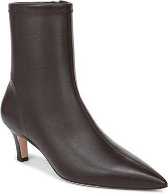 Favorite Daughter Sasha Bootie in Coffee Brown Stretch Leather at Nordstrom, Size 9.5