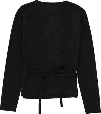 Theory Lace-Up Sweater - Black