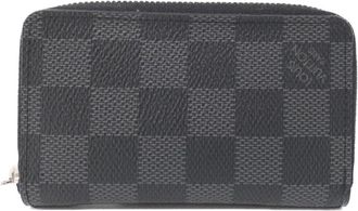 Louis Vuitton Dark Gray Graphite Coated Canvas Coin Purse/Coin Case (Pre-Owned)
