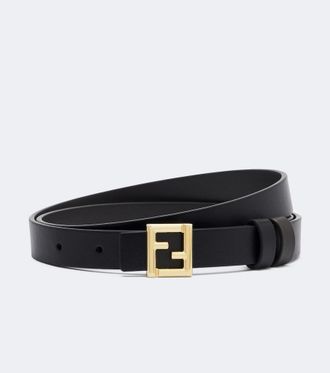 Fendi FF leather belt
