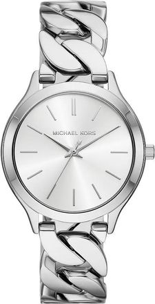 Michael Kors Uhren - Michael Kors Runway Three-Hand Stainless Steel - Gr. unisize - in Silber - für Damen