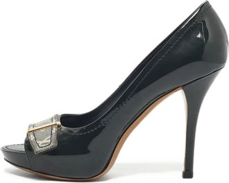 Louis Vuitton Pumps Idylle Buci a punta aperta - Verde