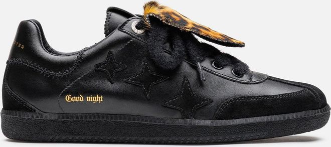 Duke + Dexter, Womens Plus Designer Duke Black Sneaker - Womens, Size 3