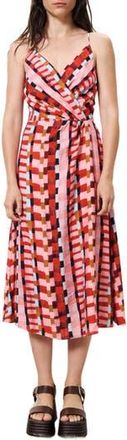 FRNCH Aelig Print Sundress in Rouge at Nordstrom Rack, Size X-Large