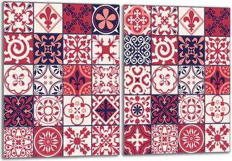 OEM Placa Protectora De Vidrio Para Estufa 2x40x52 Mosaico