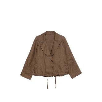 Brunello Cucinelli Drawstring-hem Notch-lapels Jacket
