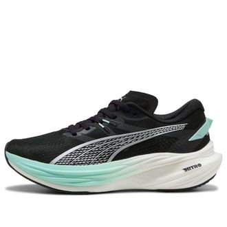 Puma (WMNS) PUMA Deviate Nitro 3 Black Mint Blue 309708-22