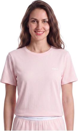 HUGO BOSS ID T-Shirt - Dames - T-shirts - Roze - XL - Katoen - Tops