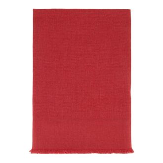 Fendi FF Signature Shawl - Accessories - Mujer - Rojo - ONE SIZE
