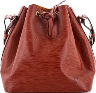 Louis Vuitton Petit Noe Handbag Epi Leather bucket bag - Bruin
