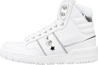 Chiara Ferragni Lace-Up Sneakers - Dames - Sneakers - Wit - 37 EU - Schoenen