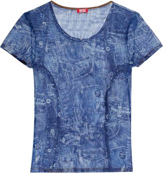 Diesel bedrucktes T-Shirt