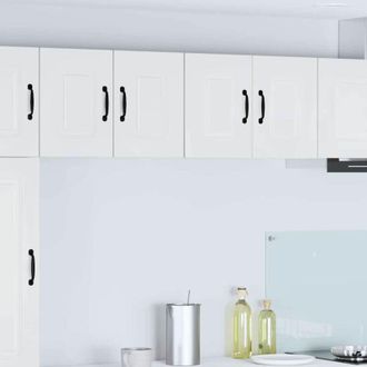vidaXL Kitchen Cabinet Kalmar High Gloss White 60 x 31 x 40 cm vidaXL