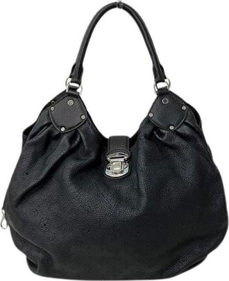 Louis Vuitton Pre-owned Handbags, female, Black, Size: ONE SIZE Pre-owned Vintage Leather Handbag