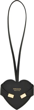 Ferragamo logo-printed charm - Zwart