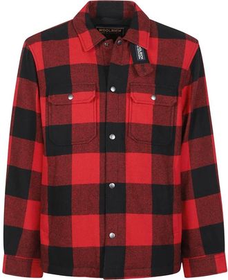 Woolrich Alaskan Check Shirt Jacket - Heren - Zomerjassen - Veelkleurig - XL - Wol - Jassen