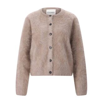 Closed Truien & Vesten, Dames, Beige, XS, Kasjmier, Cashmere Cardigan