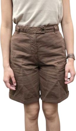 Mason's Korte Broeken, Dames, Blauw, XS, Katoen, Bermuda Chino Brigitte