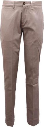 Armani Katoenen Broek Duif Incenso Model - Heren - Chinos - Beige - S - Katoen - Broeken