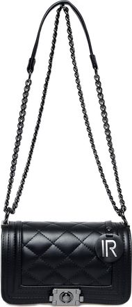 Isabella Rhea Zwart Rundleer Tas