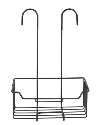 WENKO Pannier De Ducha Negra De Milo