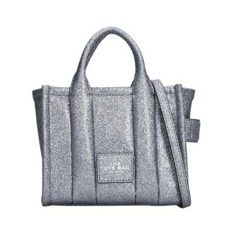 Marc Jacobs The Mini Tote - Dames - Handtassen - Grijs - ONE Size - Leer - Tassen