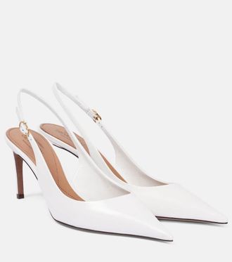 Dolce & Gabbana Leather slingback pumps
