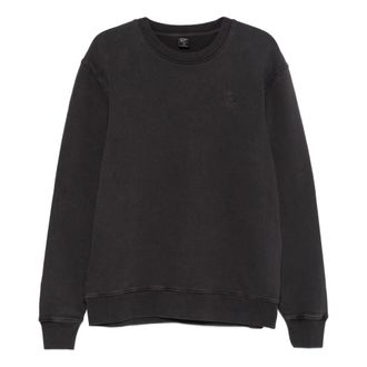 Deus Sweatshirts, male, Black, Size: M Logo Embroidered Sweatshirt