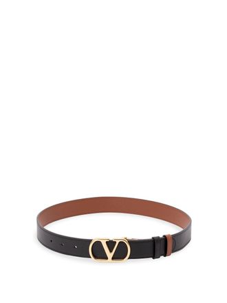 Valentino Garavani Vlogo Signature Buckle Belt