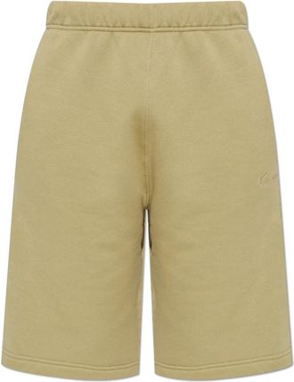 Kenzo Signature Katoenen Shorts - Heren - Korte Broeken - Groen - L - Katoen - Korte Broeken