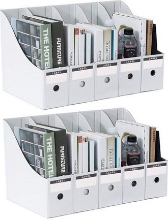 OEM Revistero, 10 Carpetas, Caja Para Revistas De Escritorio A4, Separadores De Archivos Y Carpetas, Para Carpetas, 9 X 26 X 27 Cm