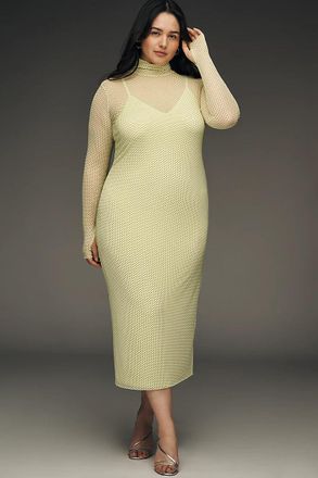 AFRM Shailene Mock Neck Maxi Dress